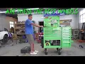 NEW CASTERS ON MY HARBOR FREIGHT 5 DRAWER CART WITH THE END CABINET INSTALLED