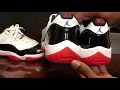 Air Jordan 11 Low Concord Bred Real vs Fake review plus UV light