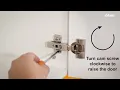 CLIP top BLUMOTION 110 Height Adjustment How to straighten uneven cabinet doors