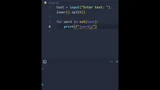 Count Word Frequency in Python Python Shorts