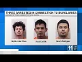 3 arrested in connection to 50 burglaries in El Paso and Pueblo counties