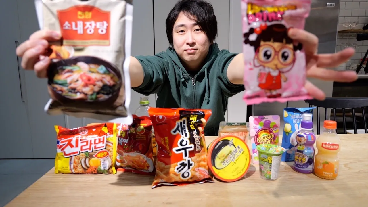 韓國の食べ物たくさん食べてガチレビューしてみた