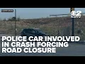 Taylorsville police car involved in crash forcing road closure on Mountain View Corridor