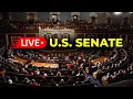 US Senate LIVE: Rare Sunday Session \u0026 Crucial Vote To End Govt Shutdown On Day 40 | GOP Vs Democrats