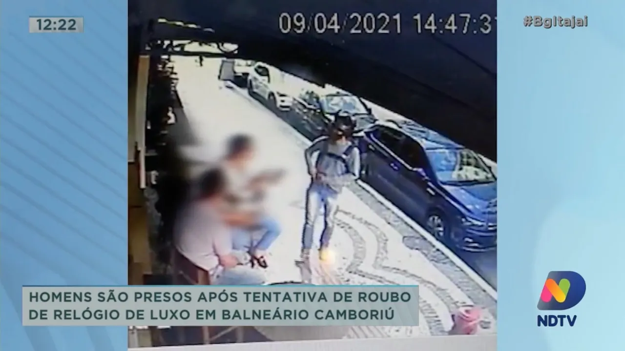 Homens são presos após tentativa de roubo de relógio de luxo em Balneário Camboriú
