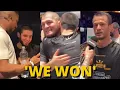 Lagu Team Khabib reacts to Usman Nurmagomedov beating Alfie Davis at PFL Dubai