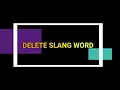 Do An Java - Slang Dictionary