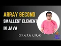Java program to find Second element in an array