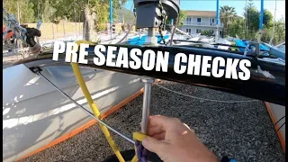 What pre season checks for your catamaran