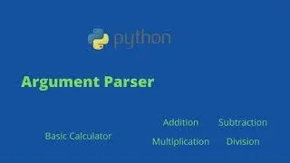 Python Basic Calculator Argparse Command Line Argument