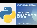 Python Problem Solving Tutorial Advanced 2D arrays Removing Islands