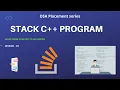 Stack Data Structure C program Insert Delete Traverse Data Structures and Algorithms OOPS