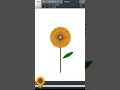 Python Turtle Drawing a Beautiful Sunflower