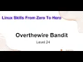 Cyber Security Penetration Test CTF OverTheWire Bandit 24 Mastering Cron Shell Script