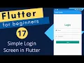 Flutter Tutorial for Beginners - Simple Login Screen in Flutter