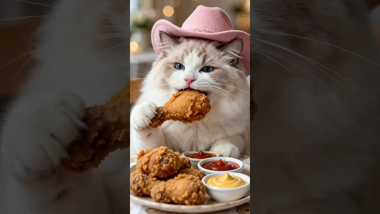 Cozy Kitten Mukbang