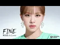 Lagu ROSÉ AI Cover – Fine (English Version) | Emotional K-pop Ballad (AI Cover)