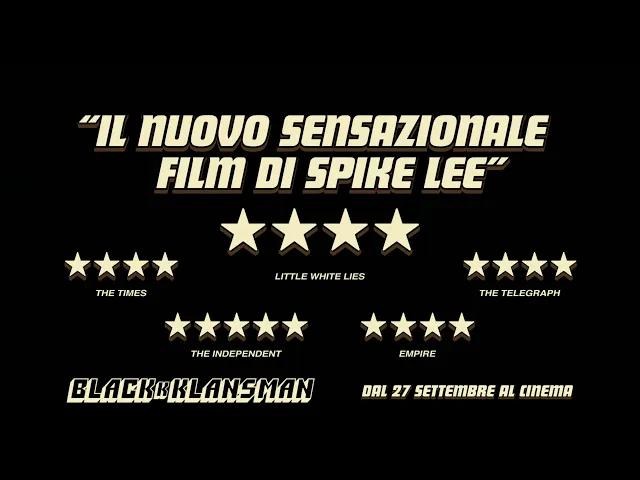 BlacKkKlansman di Spike Lee | Spot 'Stars'