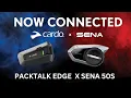 Cardo PackTalk Edge Sena 50S Connectivity