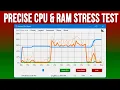 How to Precisely Stress Test your CPU and RAM