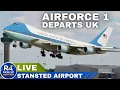 Download Lagu 🚨 LIVE: Air Force One Departs Stansted | President Trump Leaves UK with Support Aircraft