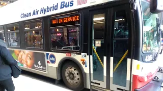 CTA Bus Action at Downtown 8