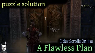 A Flawless Plan Puzzle Solution quest ESO guide