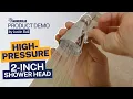 Demo of the High-Pressure 2-Inch Shower Head by HammerHead Showers