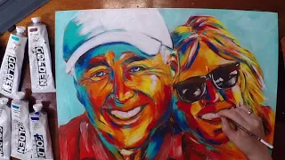 Speed Painting Portrait on a Boat | Sailing Wisdom