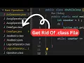 How to Remove class File in Vscode while programming in Java