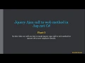 jquery ajax call to web method in asp net c to save details