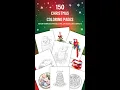 Relaxing Christmas Coloring Pages 150 Printable Designs Holiday Crafts DIY Ideas