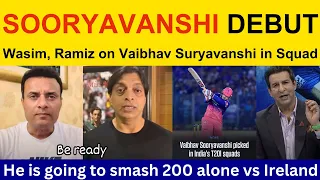 tanveer ahmed shocked on vaibhav sooryavanshi in india t20i squad ramiz speaks pak media reaction