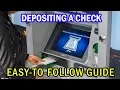 How to Deposit a Check At an ATM Chase Wells Fargo Bank of America