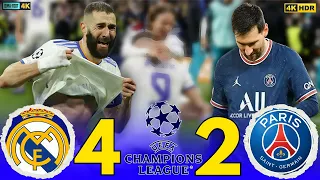 ريمونتادا ريال مدريد أمام باريس سان جيرمان مباراة الذهاب و الإياب و ريمونتادا عالمية و تألق بنزيما 