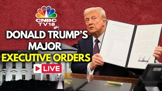 LIVE: President Donald Trump Begins Second Term With Series of Sweeping Executive Actions | N18G