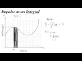 Area of Force vs Time Graphs Integrating to find Impulse