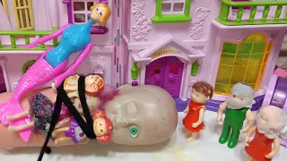 الراجل المخيف العملاق مع جنه ورؤي عائلة عمر جنه ورؤي مامتي دكتورة 