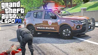 RONDESP EM OCORRENCIA DE SAIDINHA DE BANCO! - PMBA - GTA 5 ROTINA POLICIAL