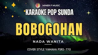 bobogohan darso karaoke lirik pop sunda nada wanita miner f music