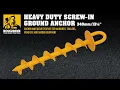 How to install Roughneck Heavy Duty Ground Anchors