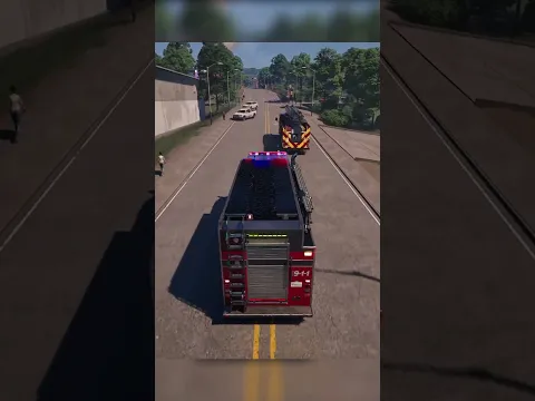 Fire Truck Turns The Wrong Way in FireFighter Simulator Ignite. Can we still be first on scene?