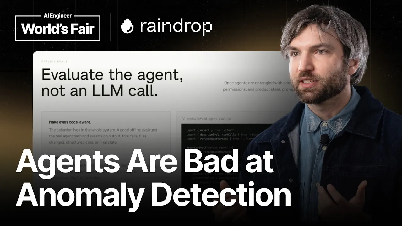 Designing Agents (The Floor Is the Frontier) — Ben Hylak, Raindrop: video thumbnail