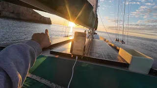 First Day Sailing Portugal – Sailing from Spain to Tunisia, Part 6 | DrakeParagon Sailing