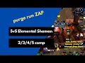 Elemental Shaman POV 2345 comp 5v5 arena The scourge of all mages