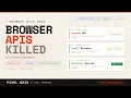 Browser APIs Just Killed Off Your JavaScript Dependencies