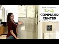 HOW TO CREATE A COMMAND CENTER CREATIVE HOME ORGANIZATION STORAGE PURPOSEFUL JOY
