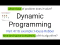 Dynamic Programming with Sam s DP example 2 House Robber