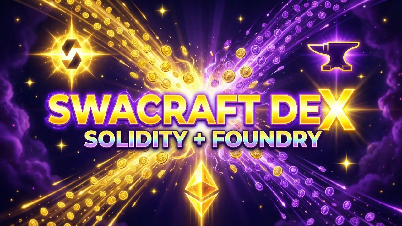 Solidity Tutorial | Build a Decentralized Exchange Smart Contract  in Solidity Like Uniswap #1