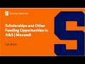 Scholarships and Other Funding Opportunities at A S Maxwell
